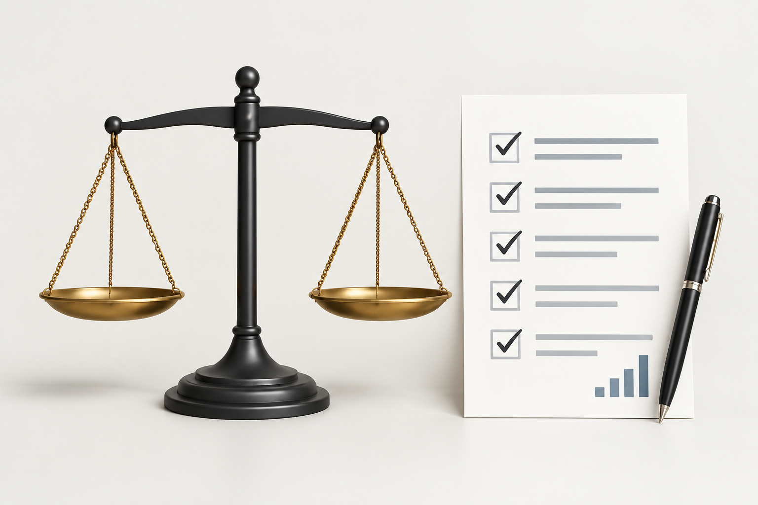 Diagram of cognitive bias control and objective invalidation balance in financial watchlist analysis