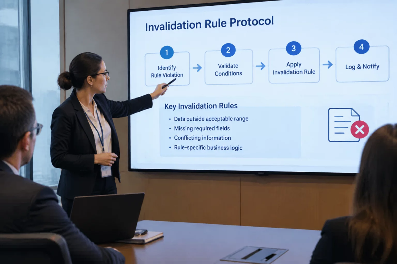 Formulating Invalidation Rules for Strict Elimination
